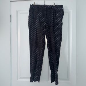 Black & White Polka Dot Pants - size 8